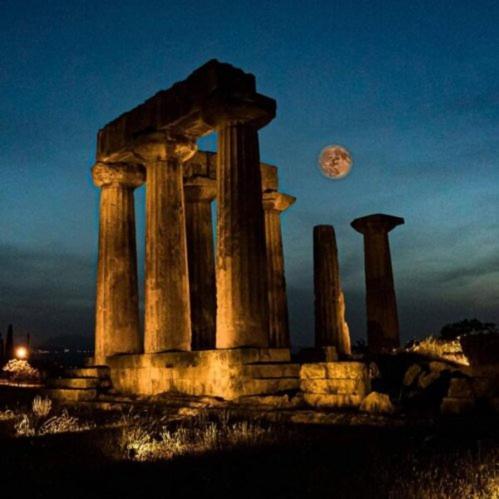 Aνεξάρτητη Παραδοσιακή Πέτρινη Κατοικία Corinth Екстериор снимка